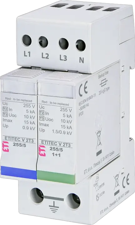 Зображення ETITEC V 2T3 255/5 3+1 RC