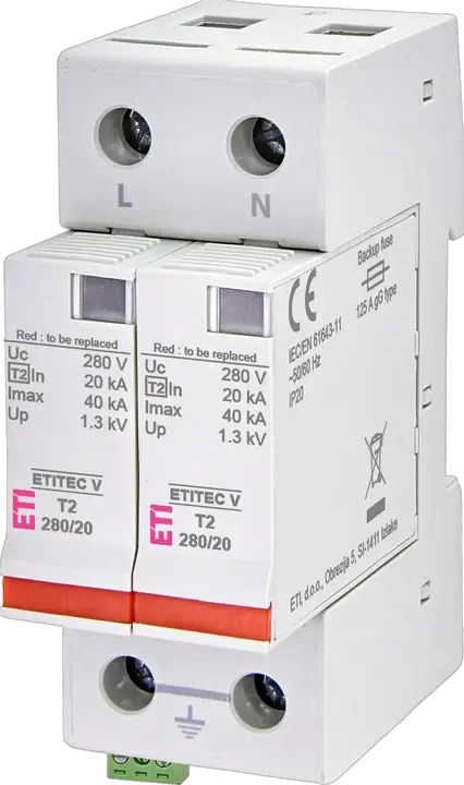 Зображення ETITEC V T2 280/20 2+0 RC
