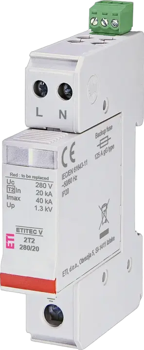 Зображення ETITEC V 2T2 280/20 2+0 RC