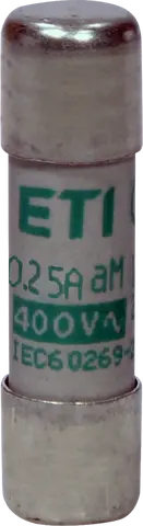 CH10x38 aM 0,25A/500V