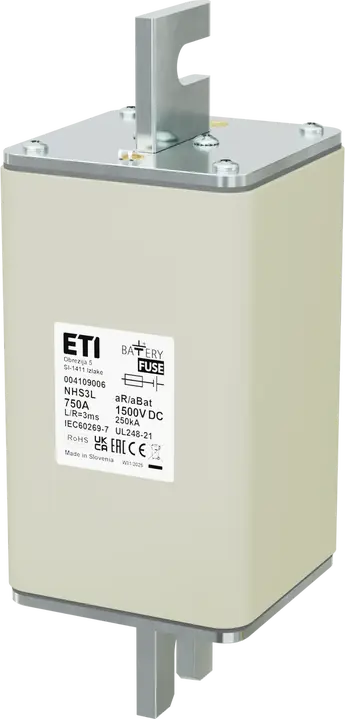 Зображення NHS3L aR/aBat 750A/1500V DC AL