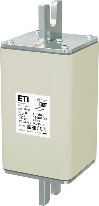 Зображення NHU3L aR/aBat 630A/1500V DC AL