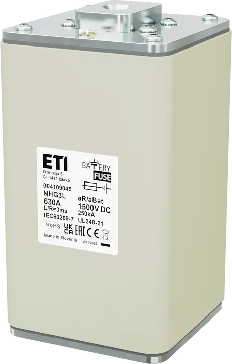 Зображення NHG3L aR/aBat 630A/1500V DC AL
