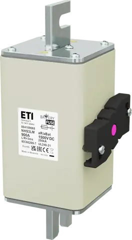 NHS3LM aR/aBat 900A/1500V DCAL
