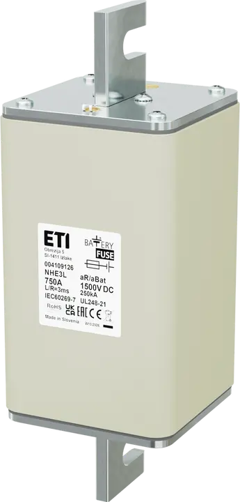 Зображення NHE3L aR/aBat 750A/1500V DC AL