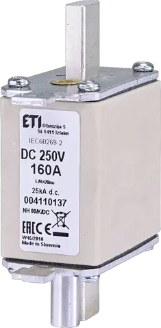 Зображення NH00/K 100A/250V DC