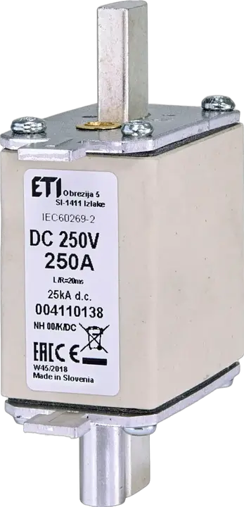 Зображення NH00/K 250A/250V DC