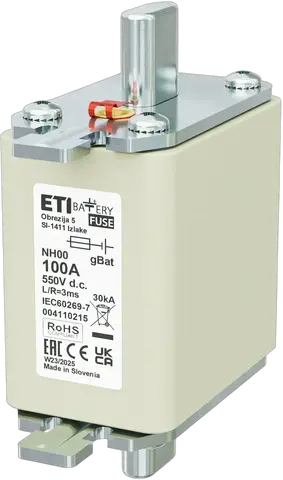 NH00 gBat 100A/550V DC