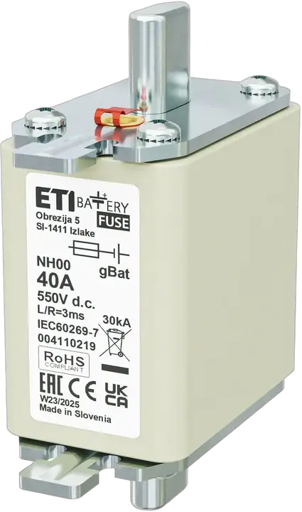 Зображення NH00 gBat 40A/550V DC