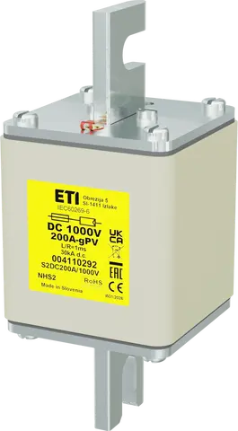 Зображення NHS2 gPV 200A/1000V DC