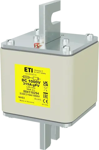 Зображення NHS3 gPV 315A/1000V DC