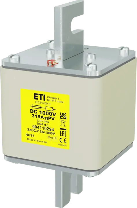 Зображення NHS3 gPV 315A/1000V DC