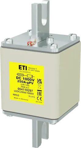 Зображення NHU2 gPV 250A/1000V DC