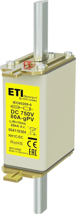 Зображення *NH1C gPV 80A/750V DC