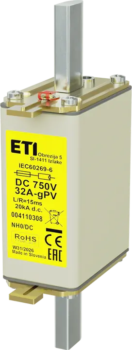 Зображення *NH0 gPV 32A/750V DC