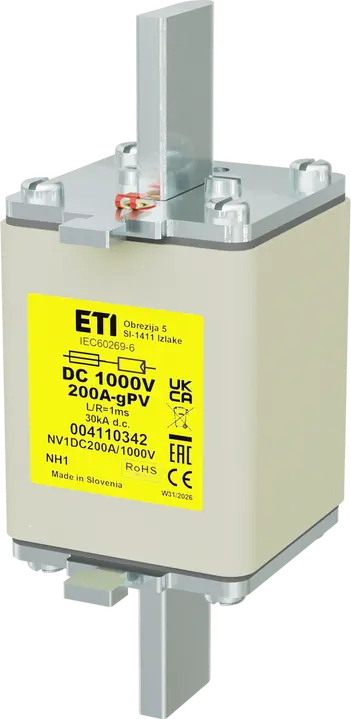 Зображення NH1 gPV 200A/1000V DC