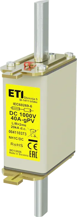 Зображення NH1C gPV 40A/1000V DC