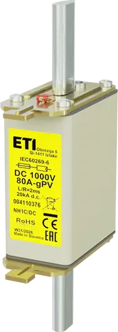 NH1C gPV 80A/1000V DC