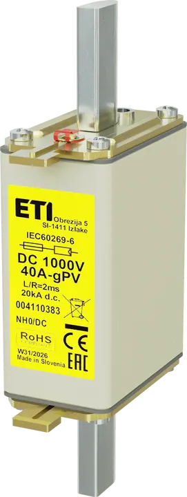 Зображення NH0 gPV 40A/1000V DC