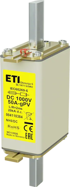 Зображення NH0 gPV 50A/1000V DC