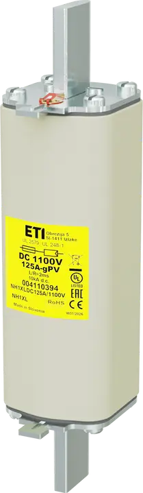 Зображення NH1XL gPV 125A/1100V DC UL