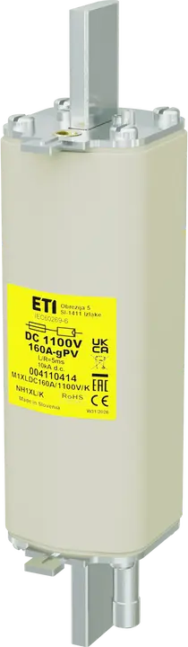 Зображення NH1XL/K gPV 160A/1100V DC