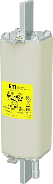 Зображення NH1XL/K gPV 200A/1100V DC