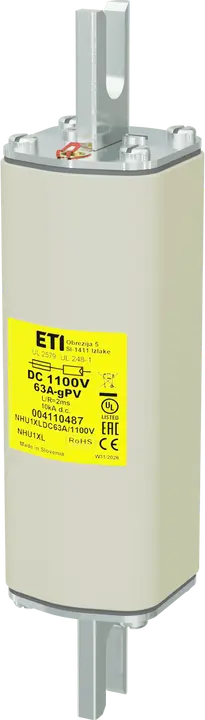 Зображення NHU1XL gPV 63A/1100V DC UL