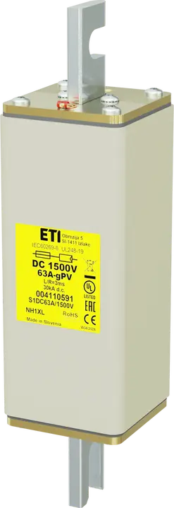 Зображення NHS1XL gPV 63A/1500V DC UL