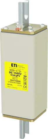 NHU1XL gPV 63A/1500V DC UL