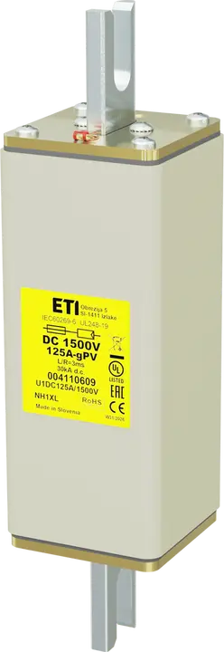 Зображення NHU1XL gPV 125A/1500V DC UL