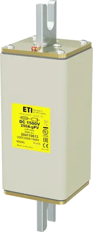 NHU2XL gPV 250A/1500V DC UL