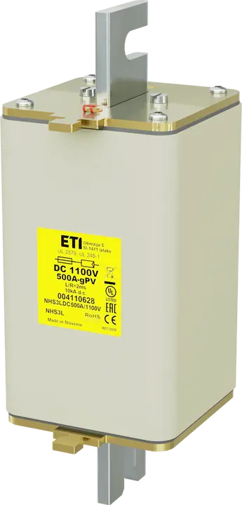 Зображення NHS3L gPV 500A/1100V DC UL