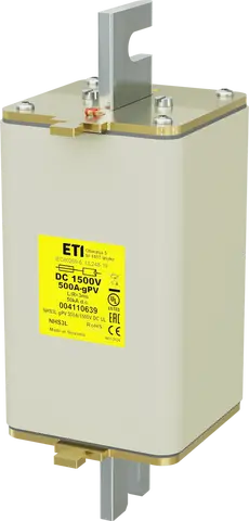 NHS3L gPV 500A/1500V DC UL