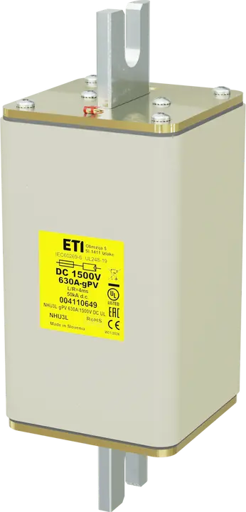 Зображення NHU3L gPV 630A/1500V DC UL