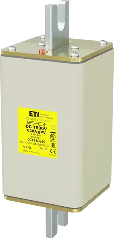 NHU3L gPV 630A/1500V DC UL