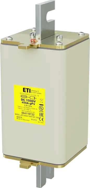 Зображення NHS3L gPV 450A/1500V DC 70kA