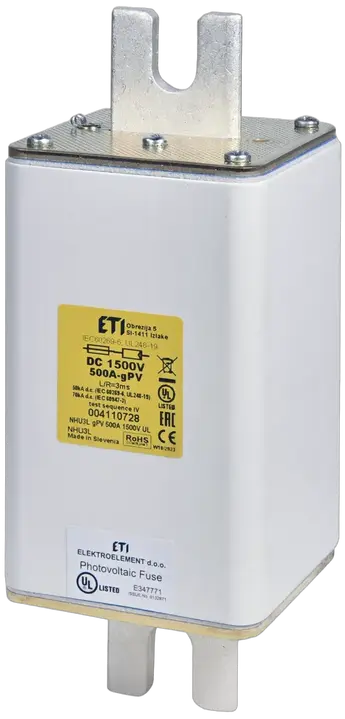 Зображення NHU3L gPV 400A/1500V DC 70kA