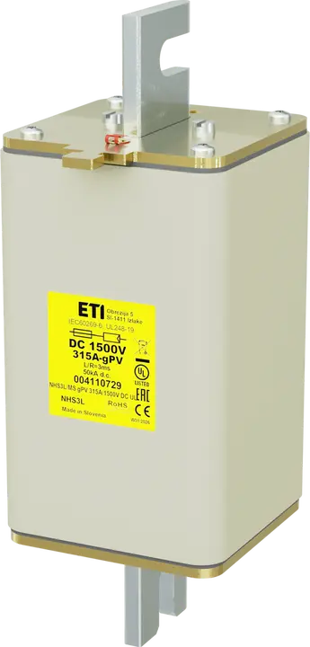 Зображення NHS3L/MS gPV 315A/1500V DC UL