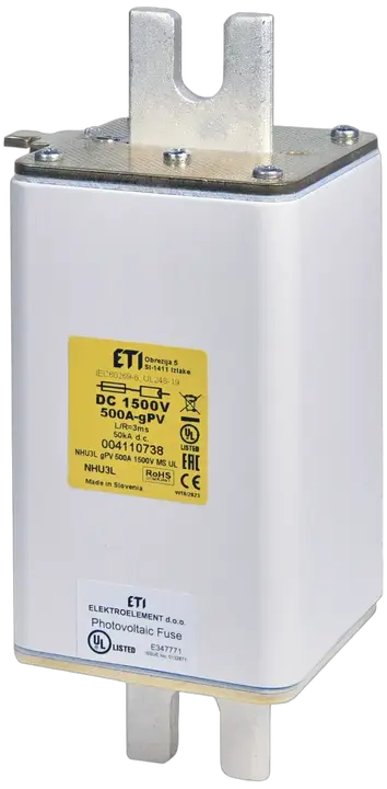 Зображення NHU3L/MS gPV 400A/1500V DC UL