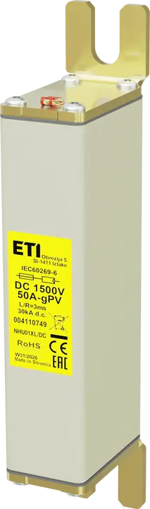 Зображення NHU01XL gPV 50A/1500V DC