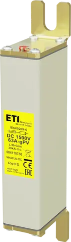 NHU01XL gPV 63A/1500V DC