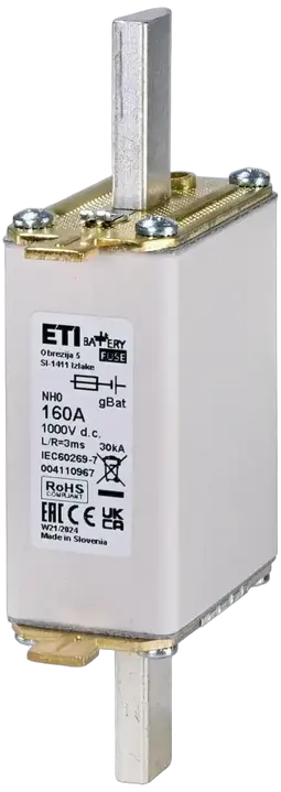 Зображення NH0 gBat 160A/1000V DC