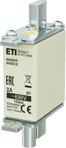 Зображення NH000/K gG 2A/690V
