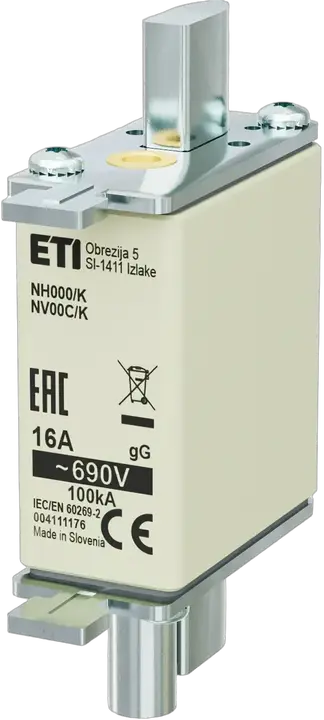 Зображення NH000/K gG 16A/690V