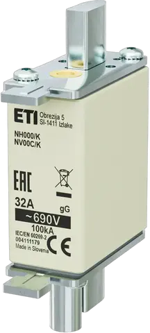 Зображення NH000/K gG 32A/690V