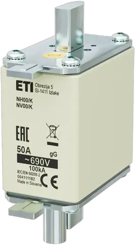 Зображення NH00/K gG 50A/690V