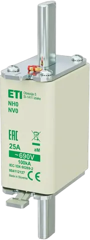 Зображення NH0 aM 25A/690V