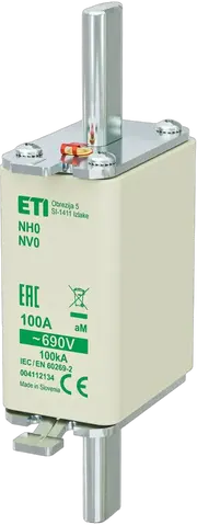 Зображення NH0 aM 100A/690V
