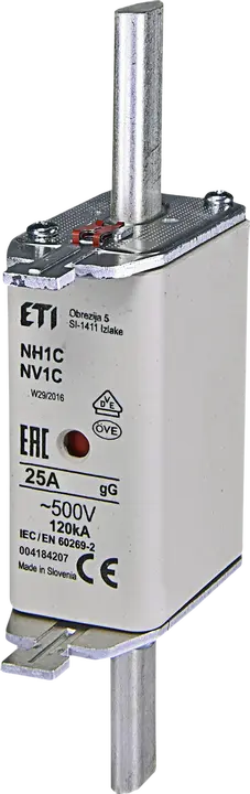 Зображення *NH1C gG 40A/500V korr.